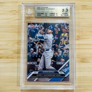 Topps 2024 Shohei Ohtani Baseball Card - Blue and White